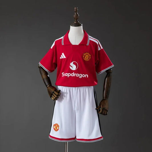 26/27 Manchester United Home Kids Kit