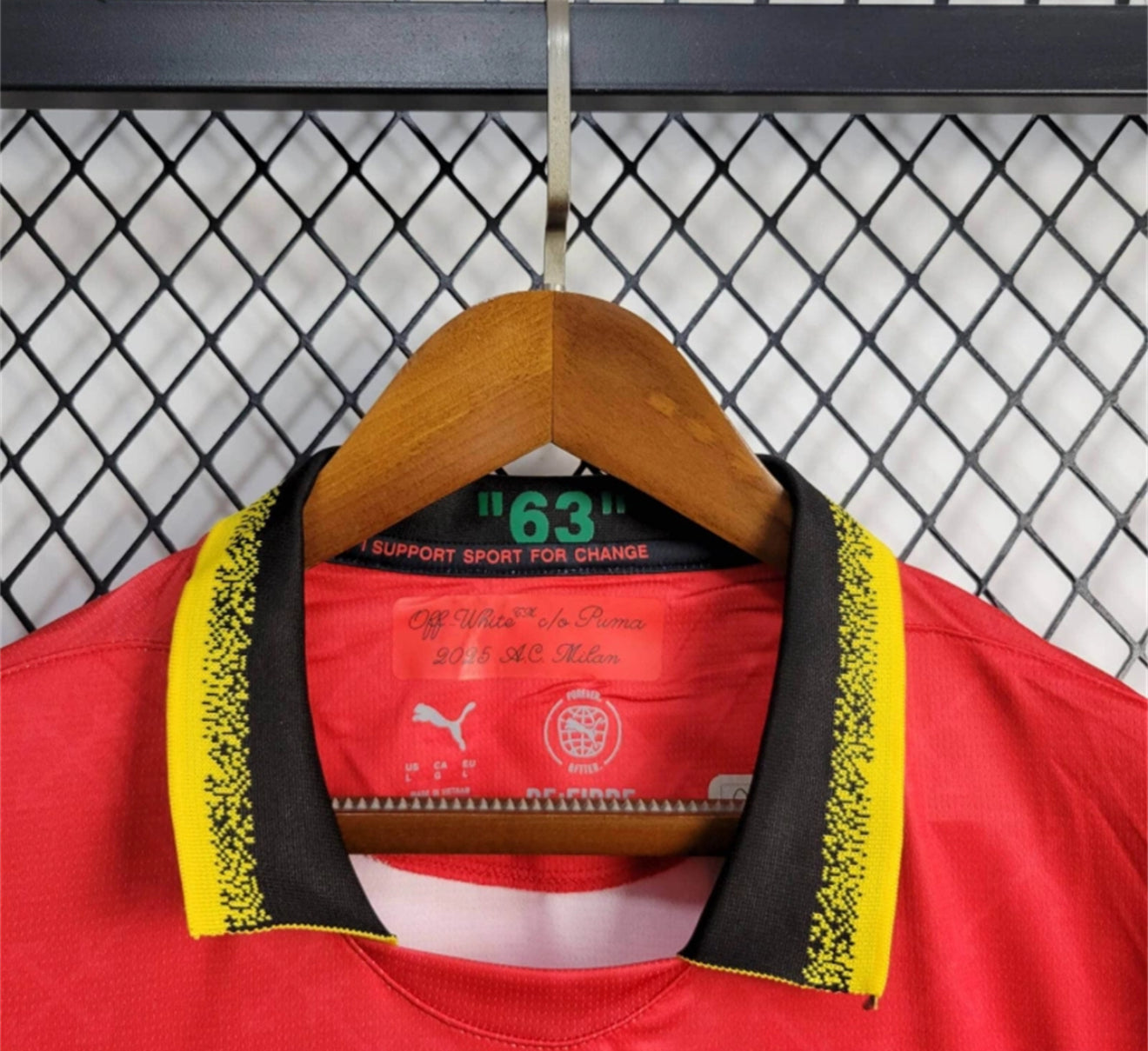 AC Milan x Off-White Limited Edition Jersey (Red)