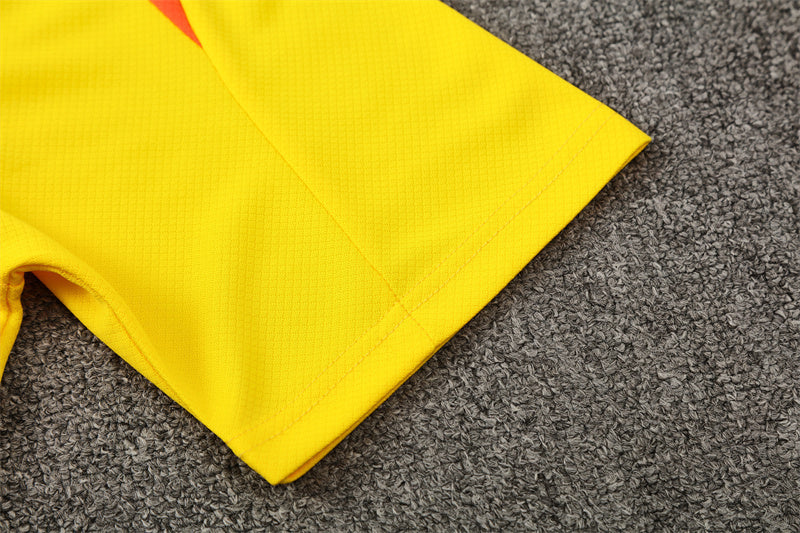 Brazil Yellow/Orange Shorts Training Set