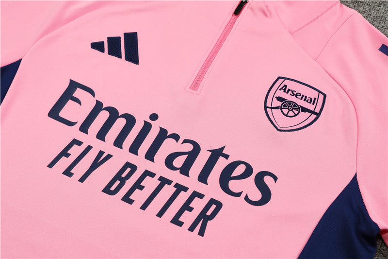 24/25 Arsenal FC Pink 1/4 Zip Tracksuit