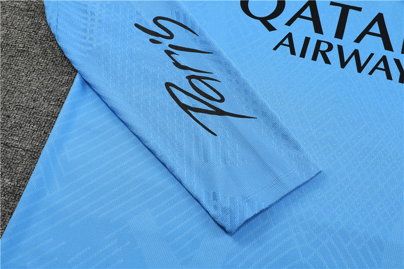 22/23 Jordan x PSG Bubblegum Blue 1/4 Zip Tracksuit
