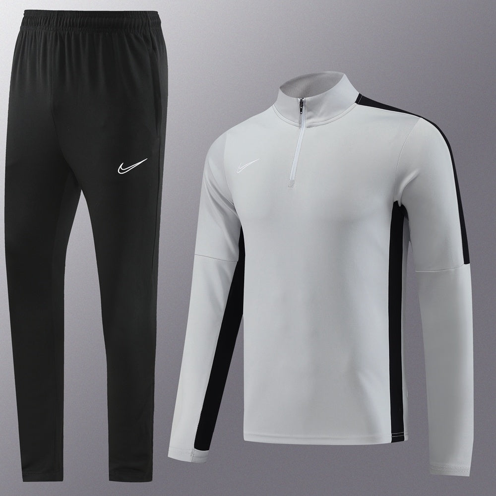 Nike Academy Grey And Black Dri-Fit Tracksuit