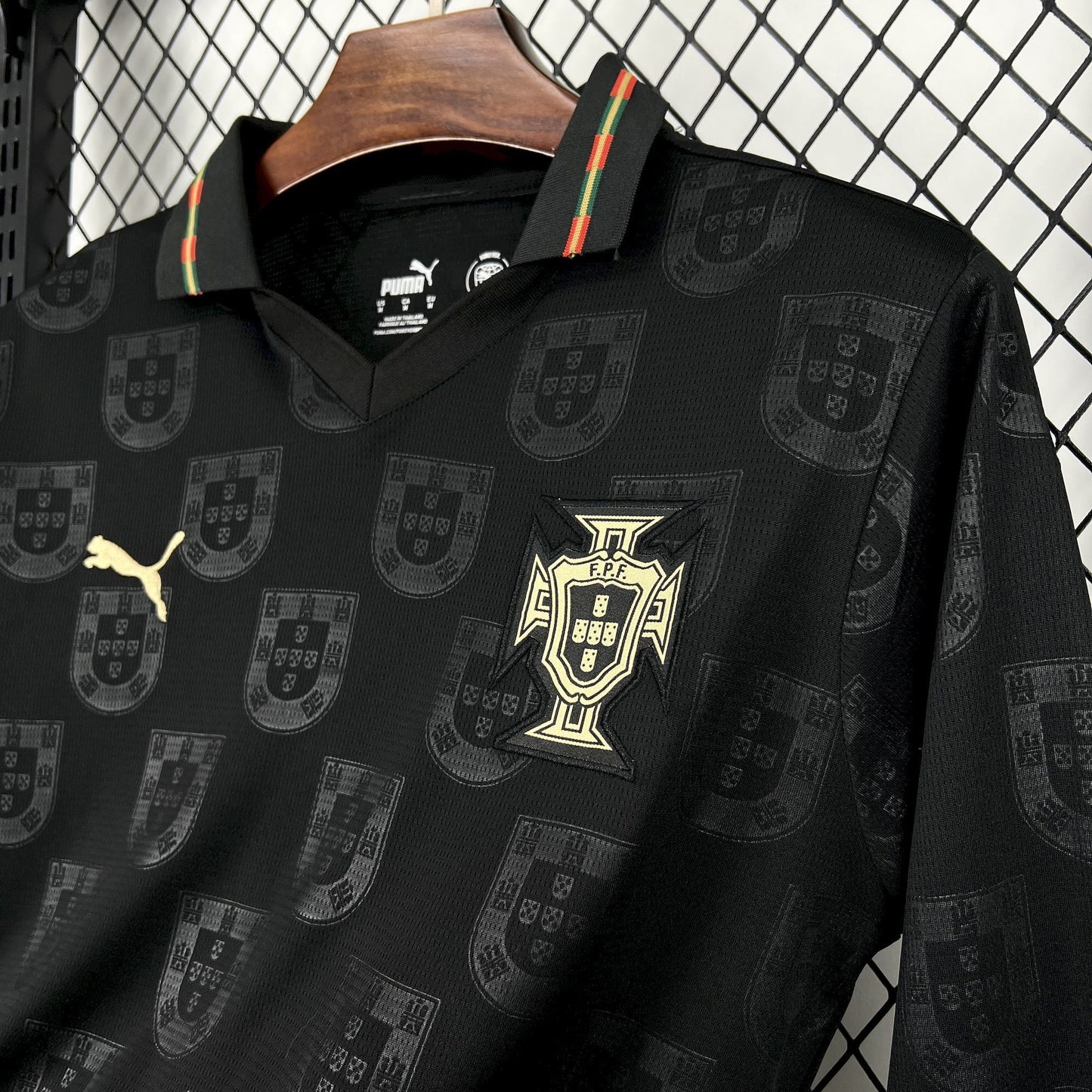 2026 Portugal Black Edition Jersey (Long Sleeve)