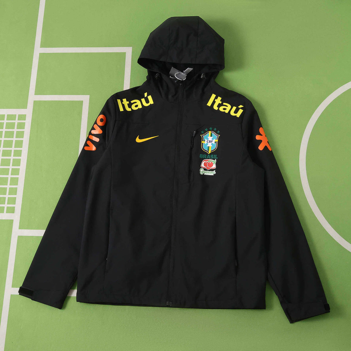 Black Brazil Windbreaker