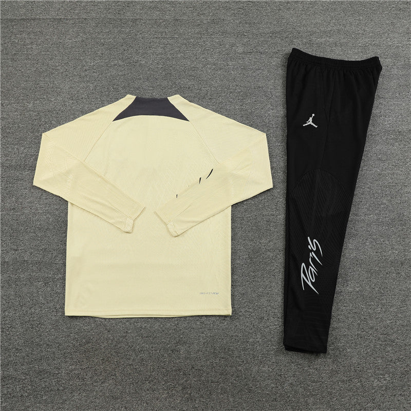 23/24 Jordan x PSG Stone 1/4 Zip Tracksuit