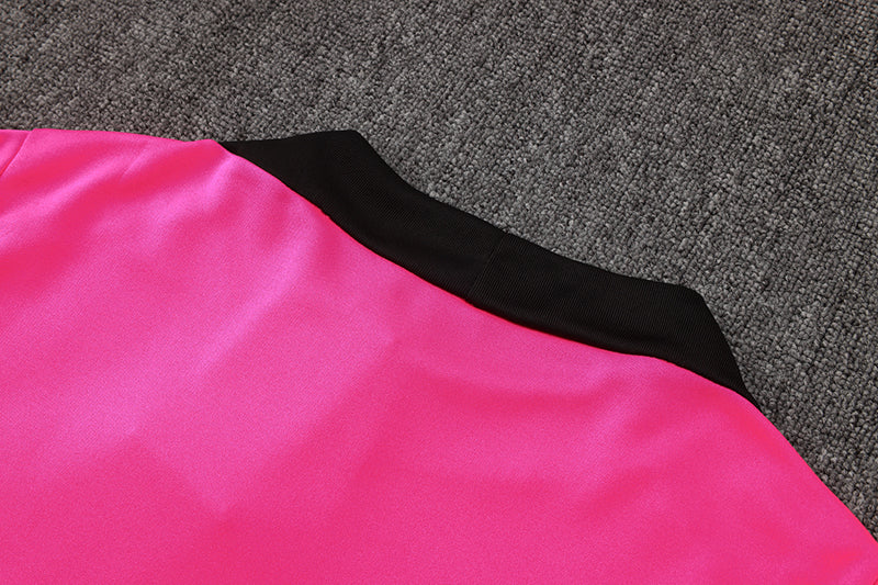 24/25 Chelsea FC Pink And Black 1/4 Zip Tracksuit