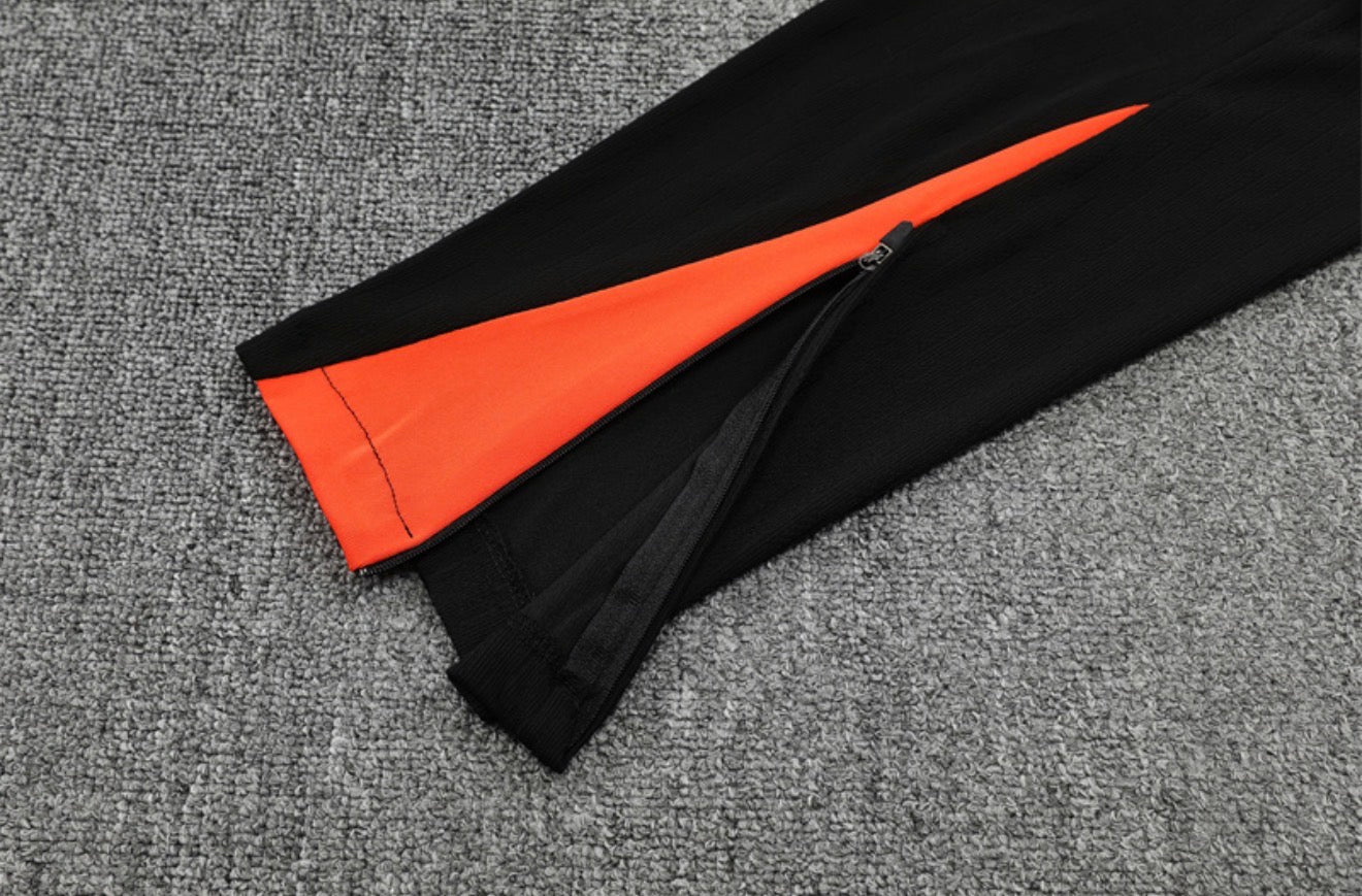 2025 Brazil Orange 1/4 Zip Tracksuit