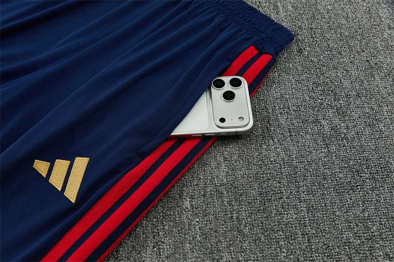 26/27 FC Bayern Munich Cream And Blue 1/4 Zip Tracksuit