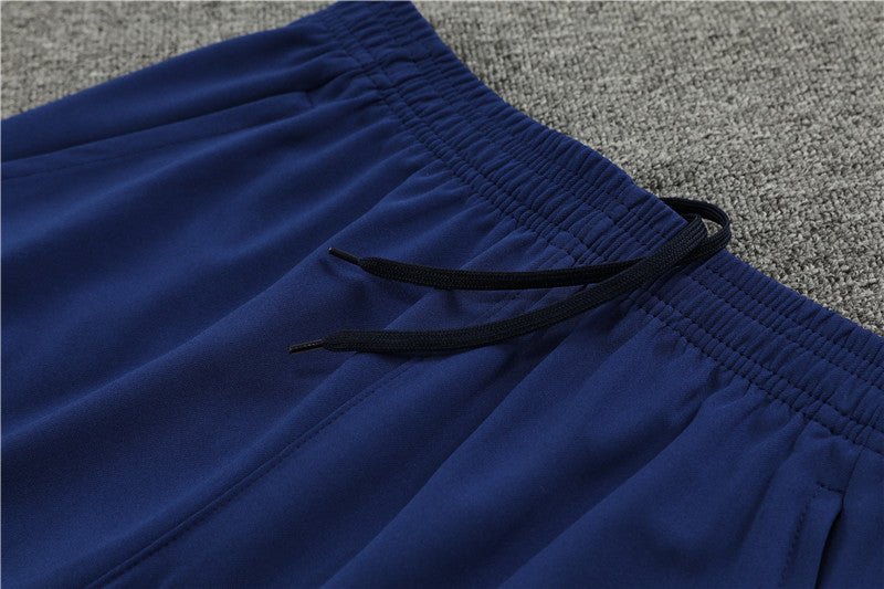 23/24 Jordan x PSG Dark Blue 1/4 Zip Tracksuit