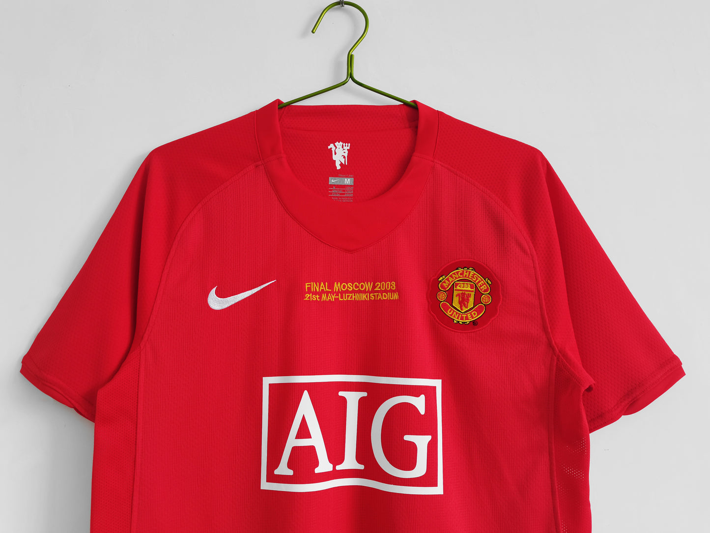 07/08 Manchester United Retro Home Jersey UCL Final Edition