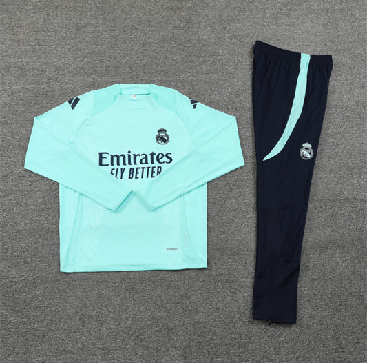 24/25 Real Madrid Light Blue Tracksuit