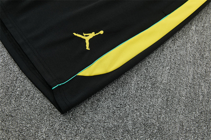 Brazil x Jordan White/Yellow/Black Shorts Training Set