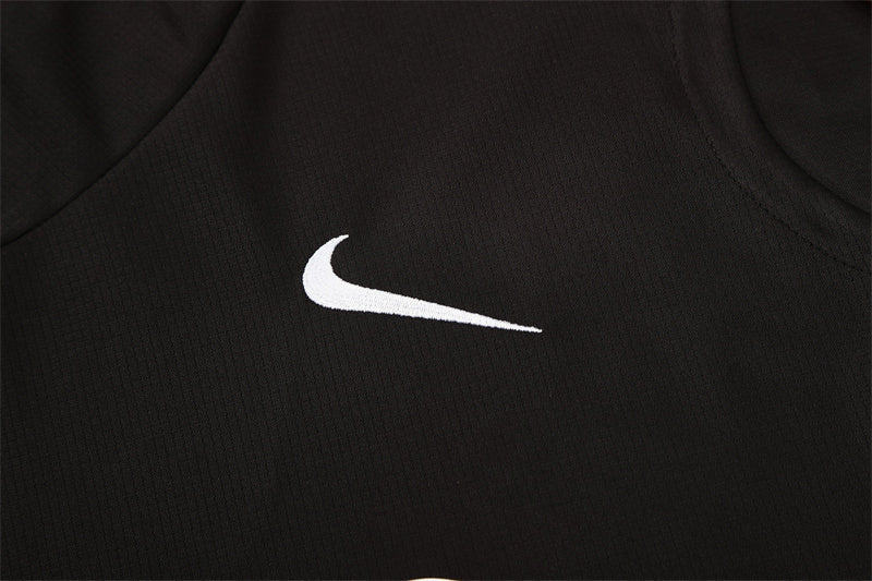 Brazil Black/Orange Shorts Training Set