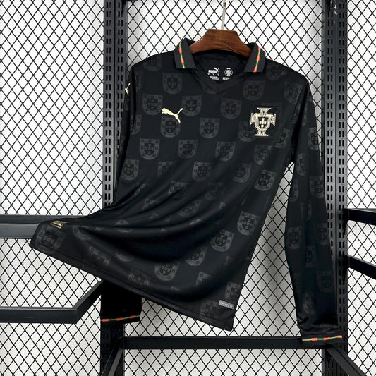 2026 Portugal Black Edition Jersey (Long Sleeve)