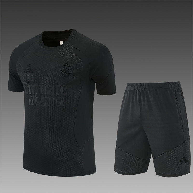 Real Madrid Blacked Out Shorts Set