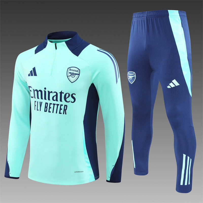 24/25 Arsenal FC Light Blue 1/4 Zip Tracksuit
