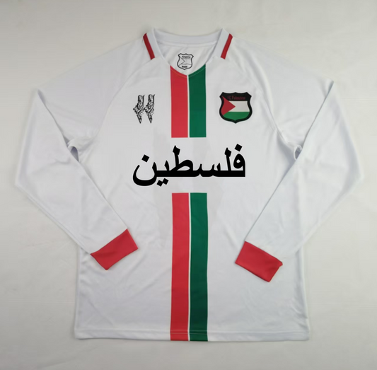 White Palestine Jersey (Long Sleeve)