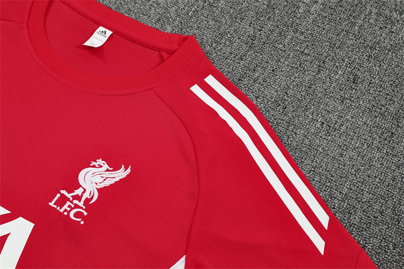 25/26 Liverpool Red/Black Shorts Training Set