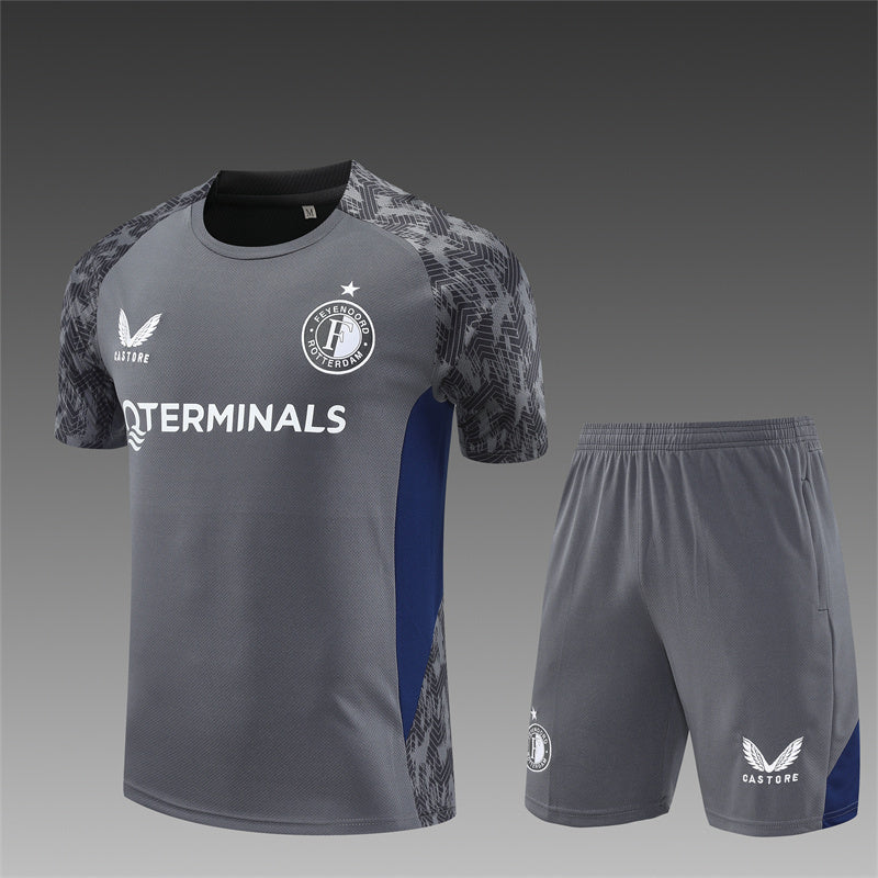 25/26 Feyenoord Grey Shorts Training Set