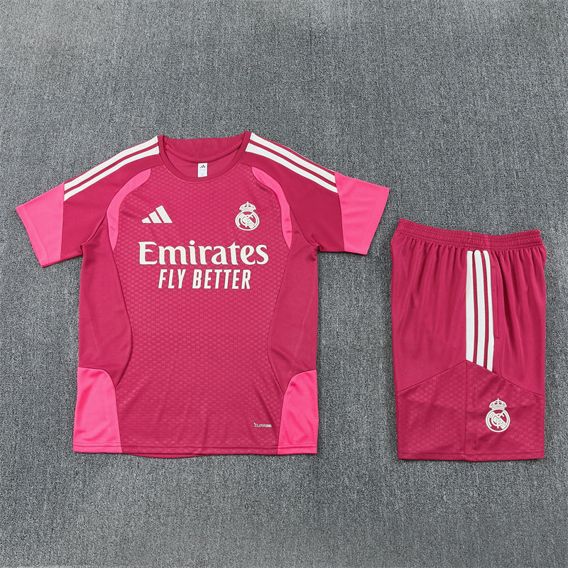 Real Madrid Pink Shorts Set