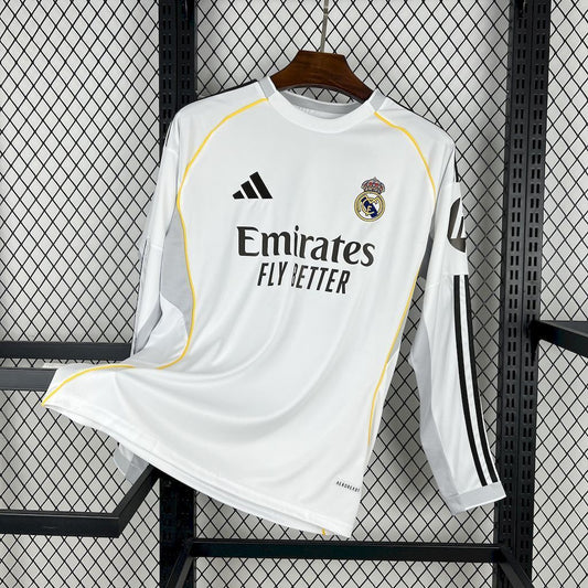 25/26 Real Madrid C.F Home Jersey (Long Sleeve)