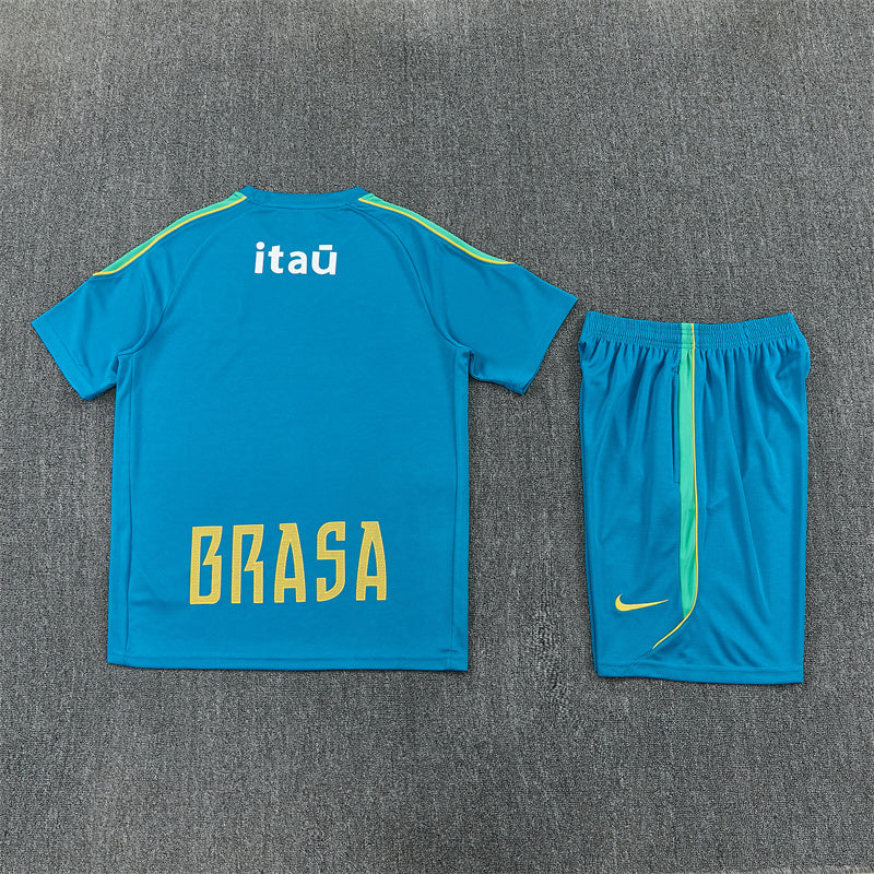 Brazil Aqua Blue Shorts Training Set
