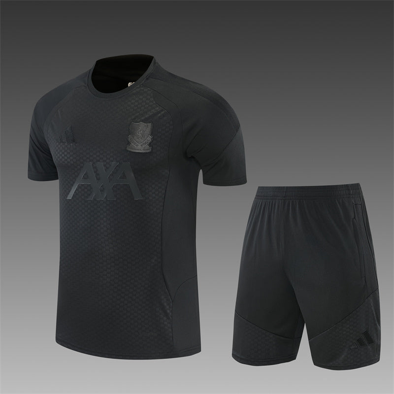 Liverpool Blacked Out Shorts Training Set