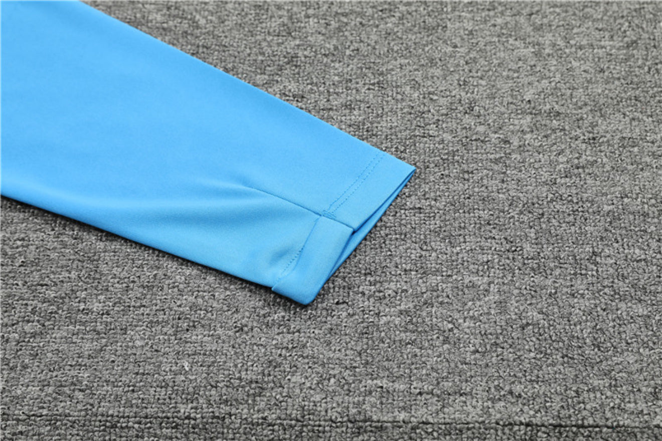 24/25 SSC Napoli Blue 1/4 Zip Tracksuit