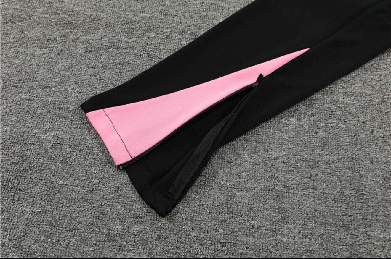 24/25 Jordan x PSG Pink 1/4 Zip Tracksuit