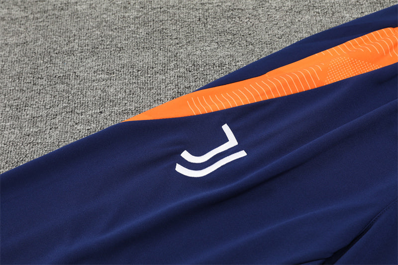 24/25 Juventus Orange 1/4 Zip Tracksuit