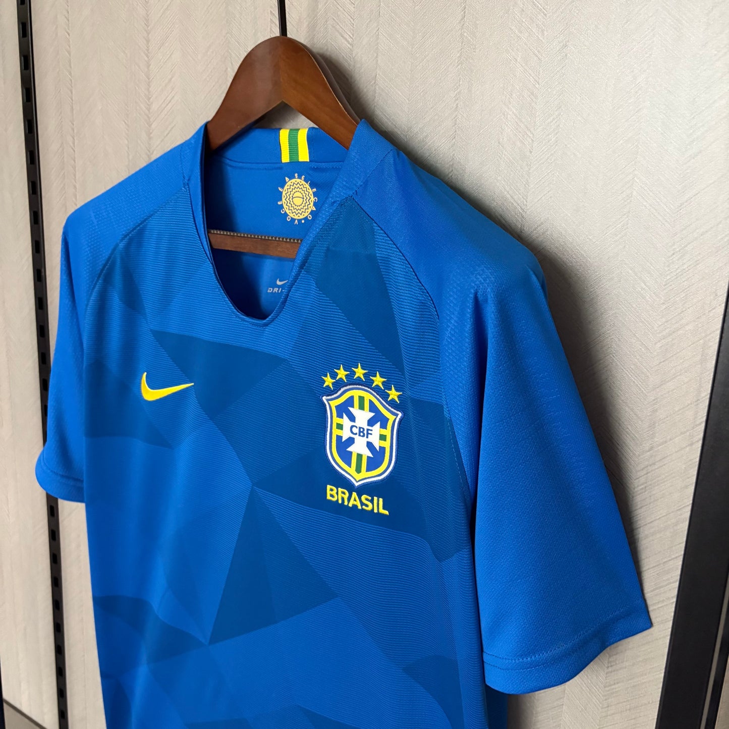 2018 Retro Brazil Away Jersey