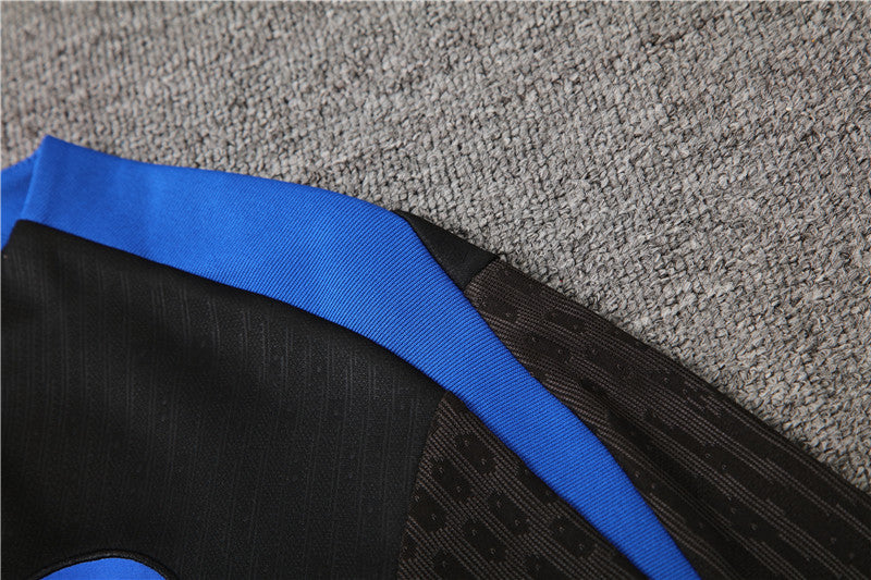 24/25 Inter Milan Black And Blue 1/4 Zip Tracksuit