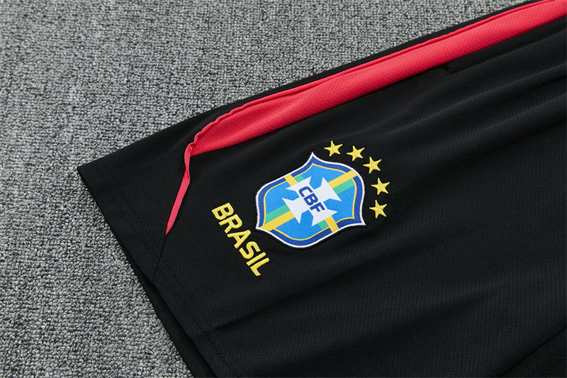 Brazil x Jordan Black/Red Shorts Training Set