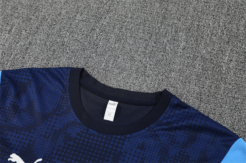 25/26 Olympic Marseille Blue Shorts Training Set