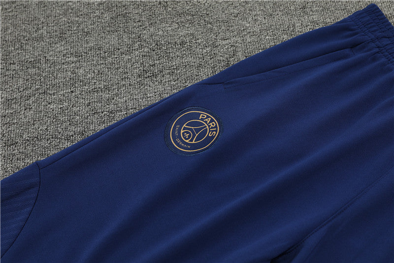23/24 Jordan x PSG Dark Blue 1/4 Zip Tracksuit