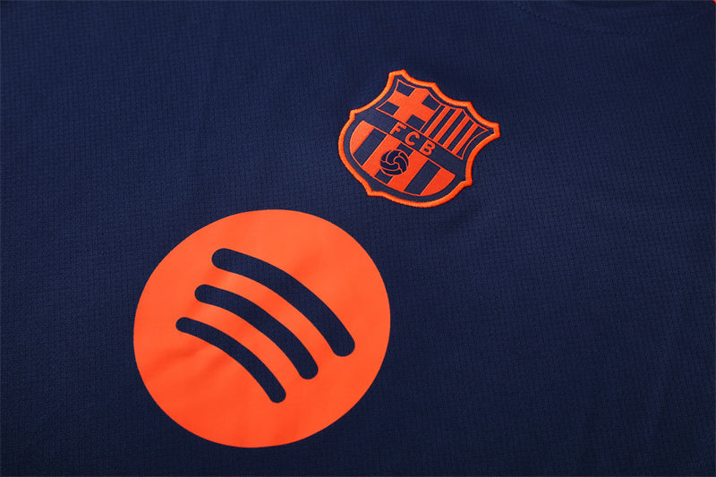 Barcelona T90 Blue Shorts Training Set