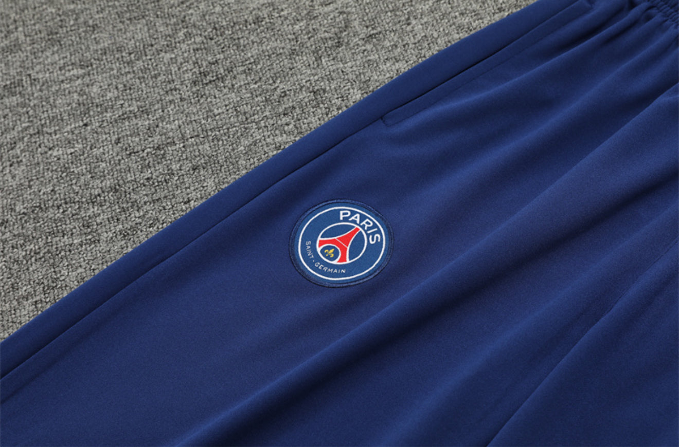 24/25 Jordan x PSG Navy And Pink 1/4 Zip Tracksuit