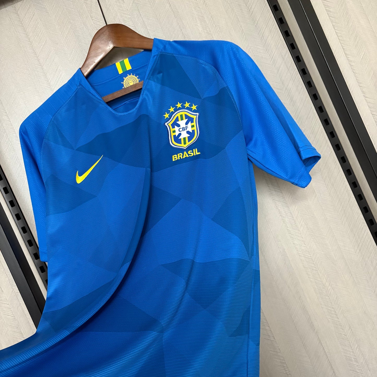 2018 Retro Brazil Away Jersey