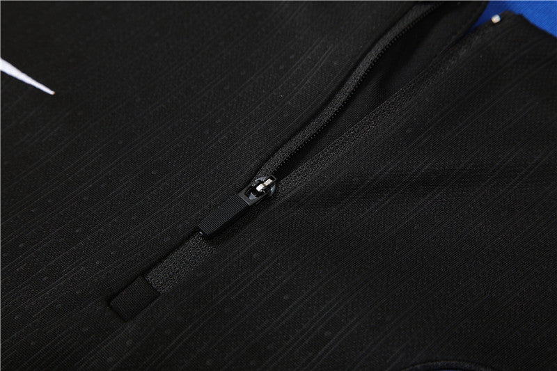 24/25 Inter Milan Black And Blue 1/4 Zip Tracksuit