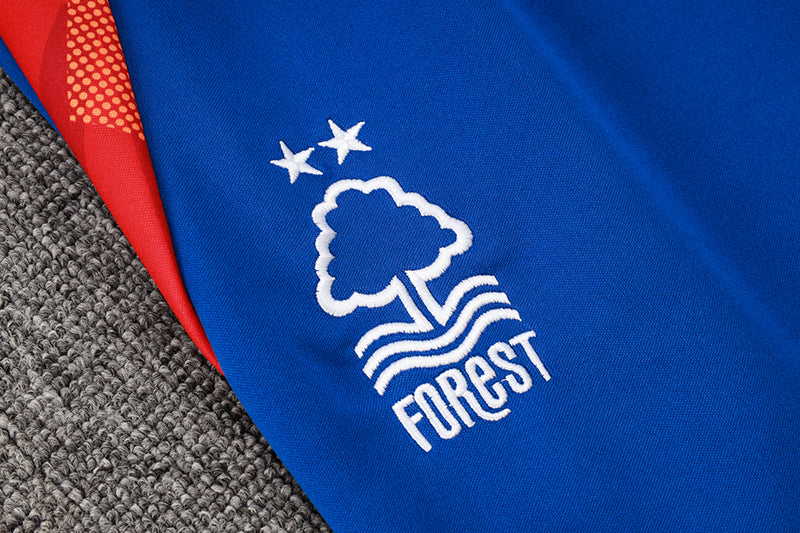 24/25 Nottingham Forest White And Blue 1/4 Zip Tracksuit