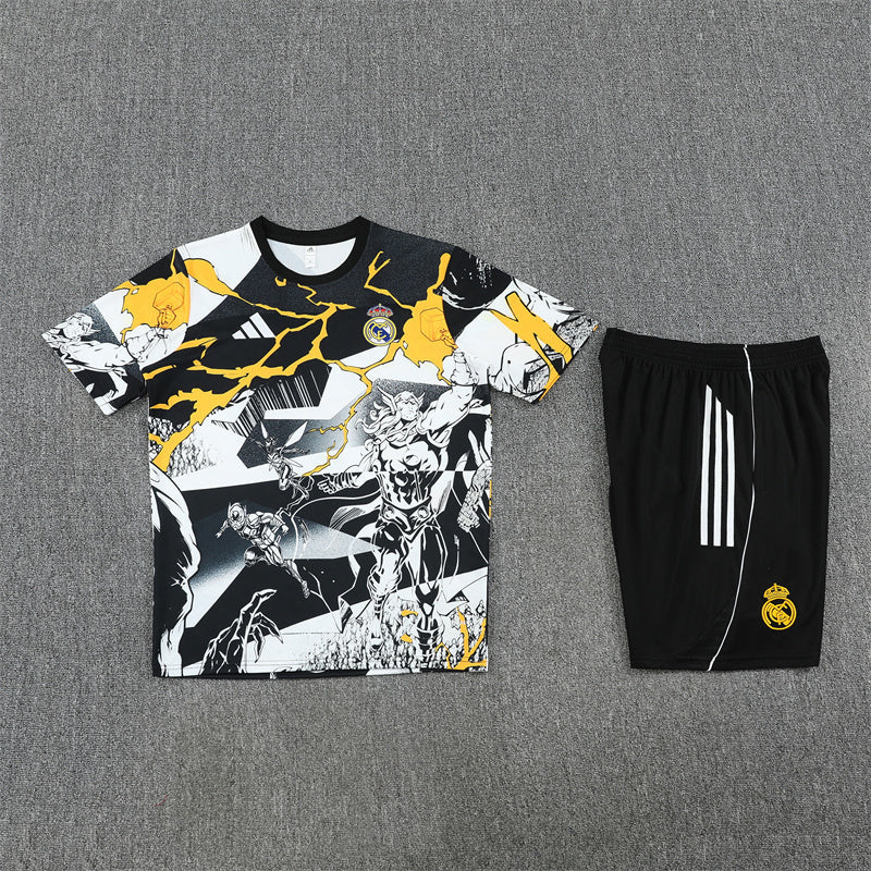 Real Madrid x Marvel “Comic Book” Shorts Training Set