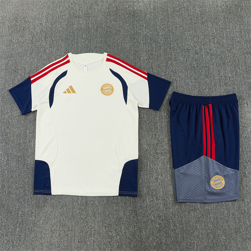 26/27 FC Bayern Munich Cream/Navy Short Training Set