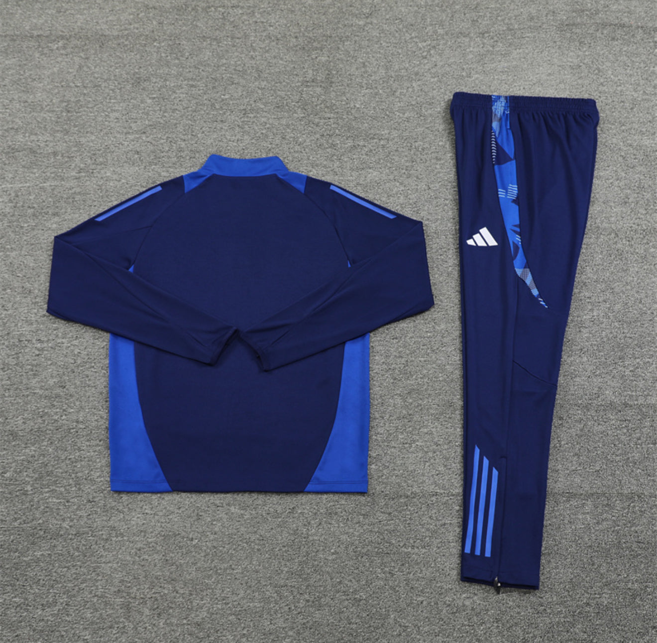 24/25 Al Nassr Blue 1/4 Zip Training Tracksuit