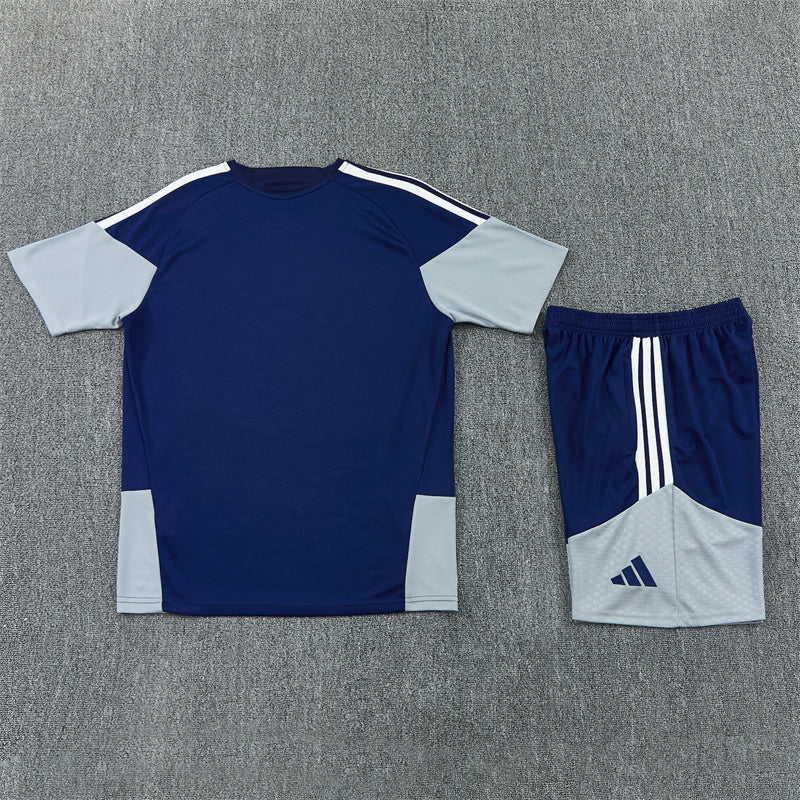 26/27 Real Madrid Dark Blue Shorts Training Set
