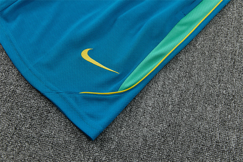 Brazil Aqua Blue Shorts Training Set