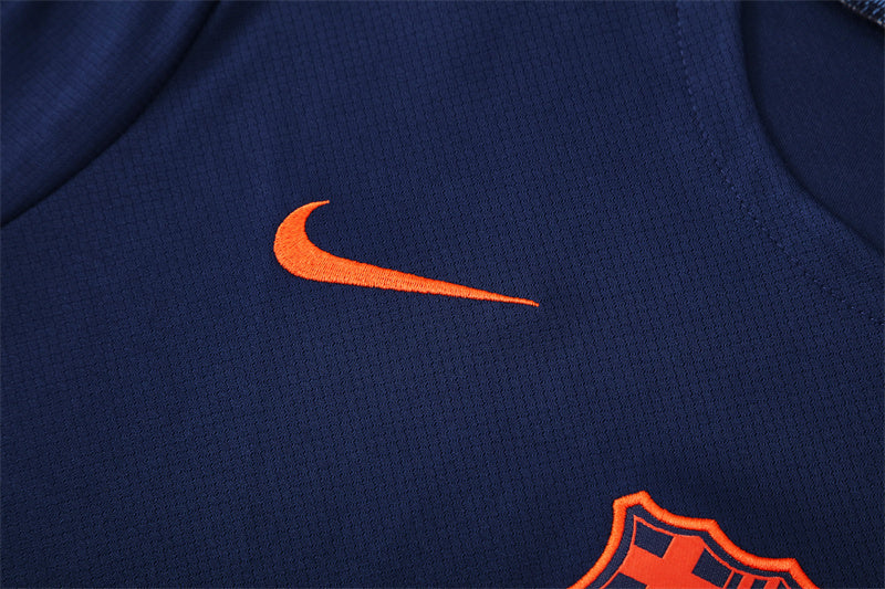 Barcelona T90 Blue Shorts Training Set