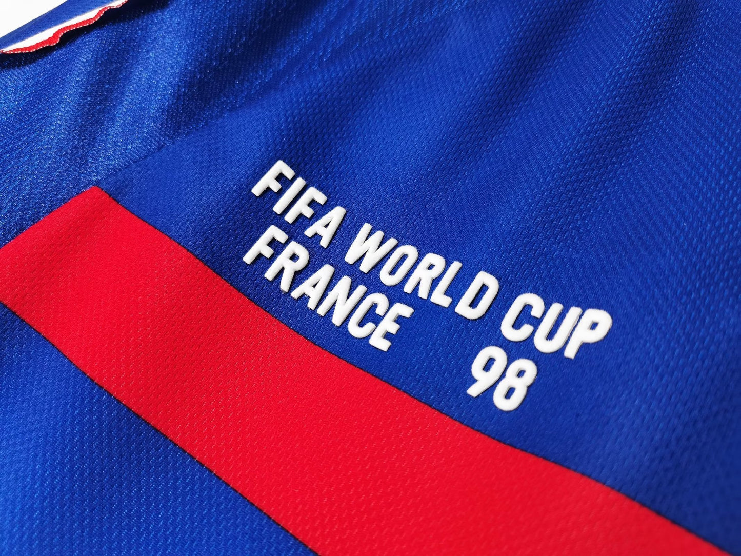1998 France Retro Home Jersey (Long Sleeve)