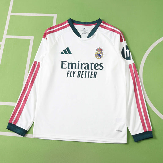 26/27 Real Madrid Home Jersey (Long Sleeved)