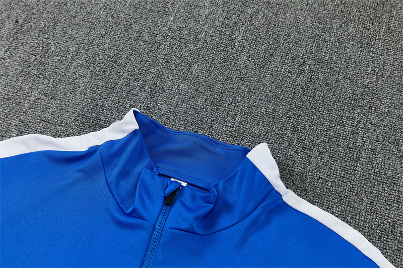 26/27 Chelsea FC Blue And Black 1/4 Zip Tracksuit