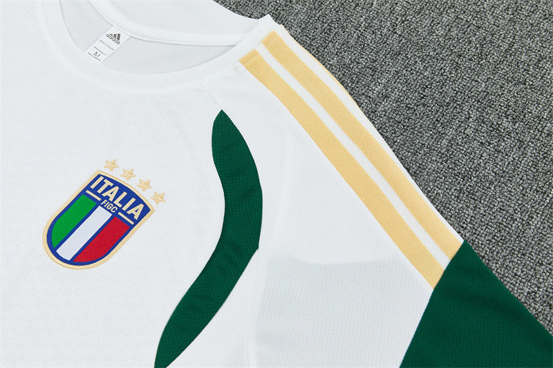 Italy White/Green Shorts Training Set